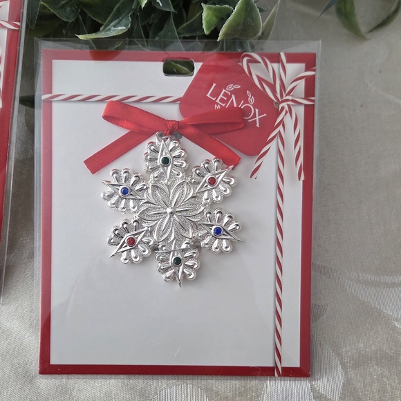 Lenox Silver Christmas Ornaments - Picture 4 of 6